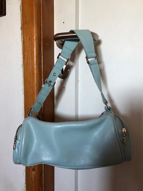 Svetle modra kabelka mango, mango