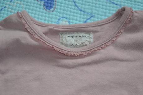 Růžové tričko dl. rukáv, next,104