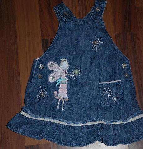 Šaty, laclové, s vílou, next,68