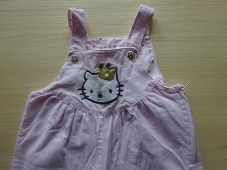 Manšestrové lacláče hello kitty, vel. 80, h&m,80