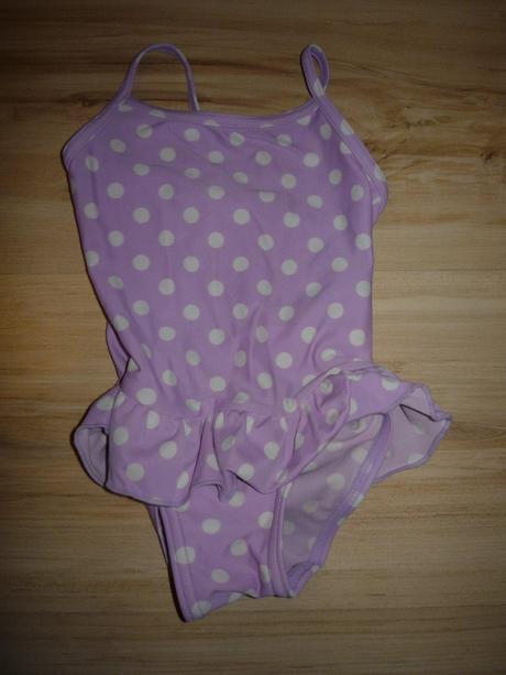 Puntíkované plavky s krajkou, george,80