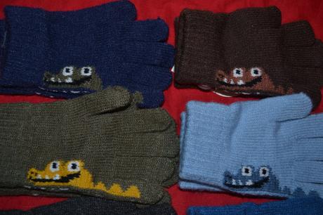 Strečové rukavice prstové oteplené,v.92-116, 92 / 98 / 104 / 110 / 116