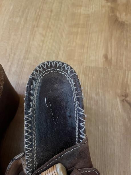 Kožené boty na klínu, baťa,37