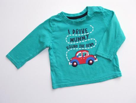 H424 tričko s autíčkem vel. 74, primark,74