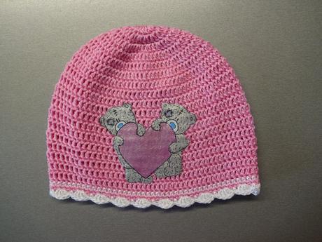 Čepice háčkovaná s  me to you pro obvod 42-45cm, 92 / 98