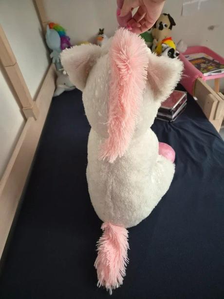 Velký plyšový jednorožec, cca 70 cm, osobní odběr,