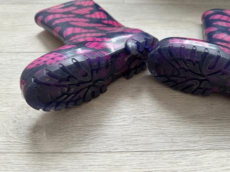 Dívčí fialovo-růžové holínky, vel. 30/31, 30