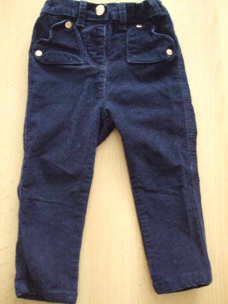 Elastické kordové kalhoty tu- nenošené, tu,80
