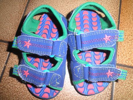 Zelenomodré sandálky, mothercare,23