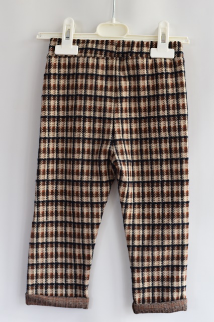 Kalhoty vel. 12 - 18 m, nutmeg,86