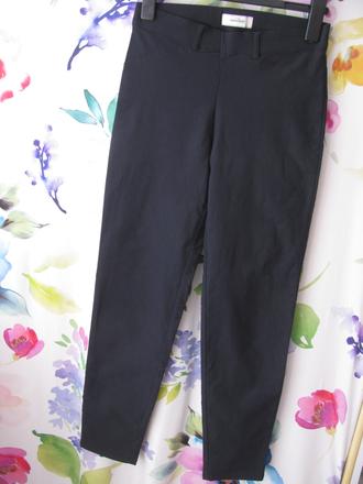 Tmavě modré strečové přiléhavé kotníkové kalhoty, tcm,38