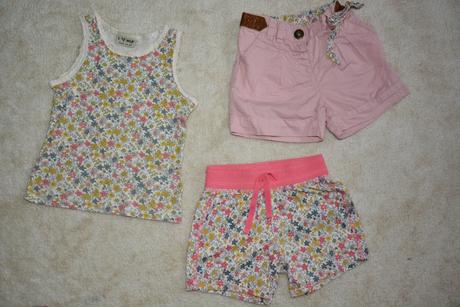 Komplet kraťasy a tílko, next,98