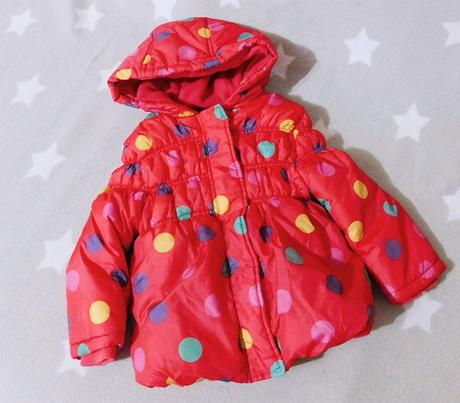 Puntíkatá zimní bundička george vel.92/98, george,92