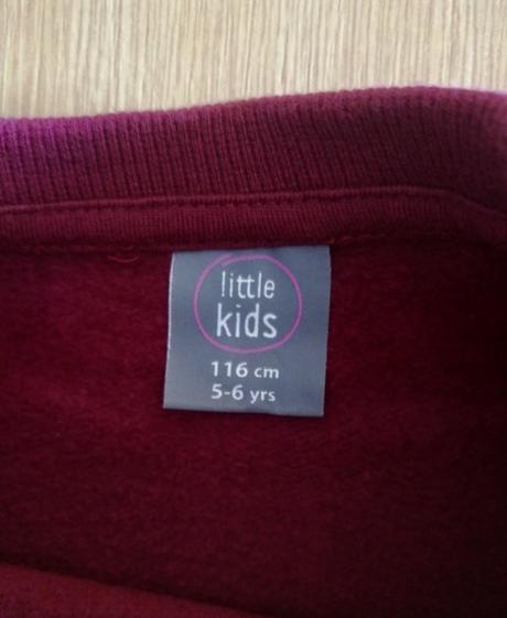 Dívčí mikina vel. 116, 5.-6. let, 116