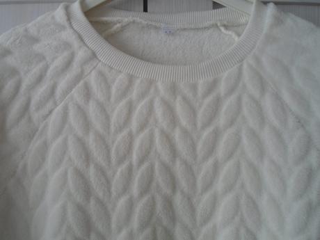 Bílý svetr svetřík mikina, m