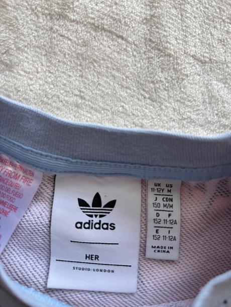 K10/ mikina krásná zn. adidas - v. 11/12 let, adidas,152