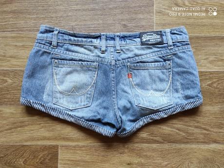 Džínové kraťasy, superdry,38