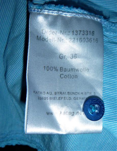 Košilová halenka - vel.l krásně modrá, l