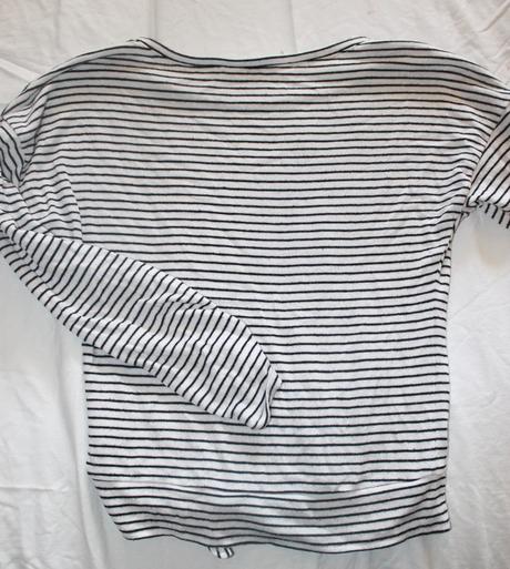 Vb185. pruhované tričko 10 let, h&m,140