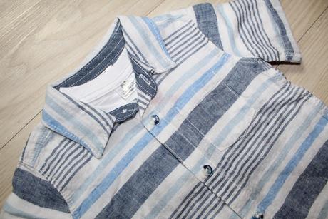 Nový set košile s tričkem, f&f,86