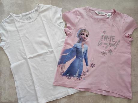 Trika frozen vel. 110-116, h&m,110