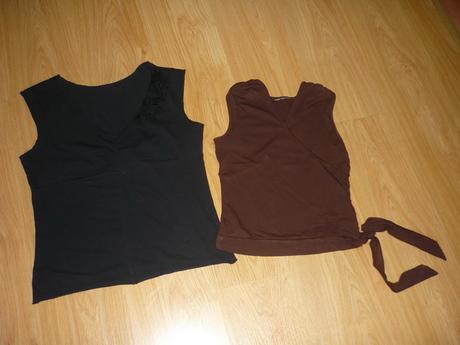 Dámské,dívčí trika vel.36 a 38    2 kusy, 36