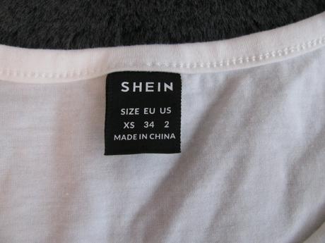 Crop top tričko shein, 34