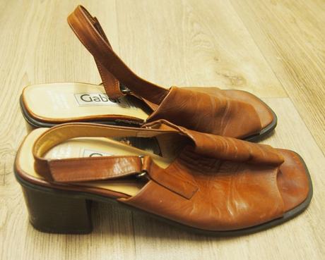 Dámské letní kožené sandály, sandálky gabor vel.39, gabor,39