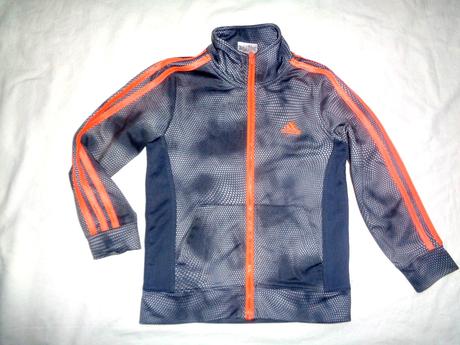 Luxusní šedostříbrná sportovní bunda adidas, adidas,110