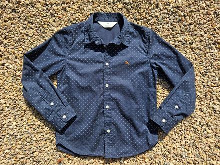 L292	chlapecká košile s dl. rukávem vel. 128, h&m,128