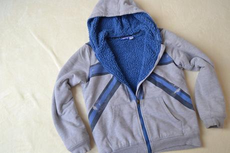 Oteplená mikina s kožíškem 146/152, pepperts,146