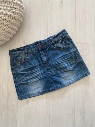 Riflová minisukně, vel. m, m