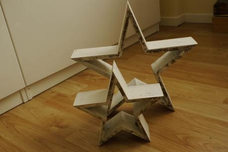 2 drevene hvezdy - vanoce, 