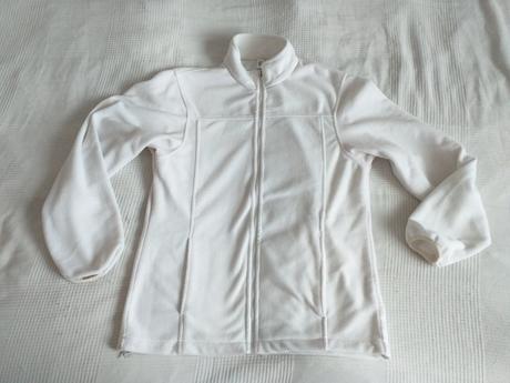 Bílá větrovka/lehká bunda s flískou vel. xl/xxl, xl