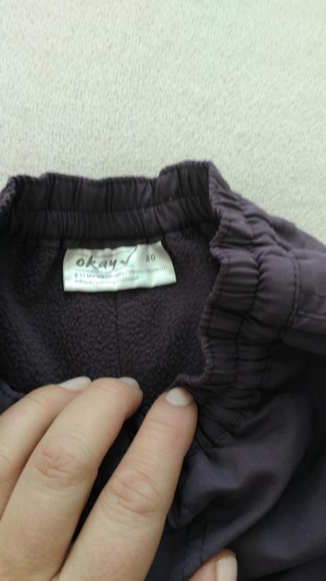 Fleecem podšité kalhoty, okay,80