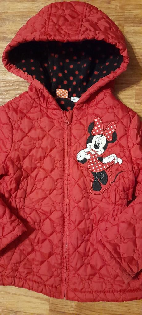 Přechodový kabátek minnie, vel. 5-6 let, disney,110