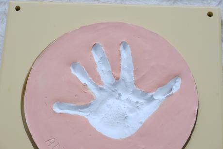 Set 3 ramecku na fotky a otisk ruky ditete,