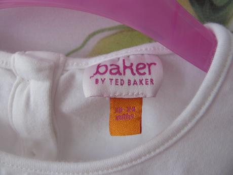 Bílá bavlněná elastická halenka,tričko ted baker, 92