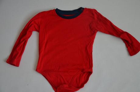 Pěkné červené body s dl.rukávem v. 86/92 cm lupilu, lupilu,86