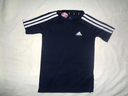 Tmavomodré funkční tričko adidas 7/8 let, adidas,128
