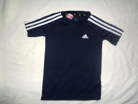 Tmavomodré funkční tričko adidas 7/8 let, adidas,128