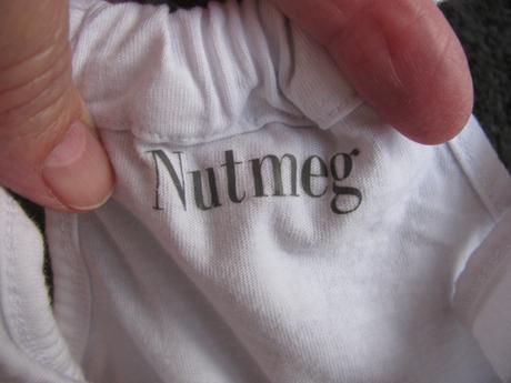 Bílé bavlněné letní tričko, nutmeg,116