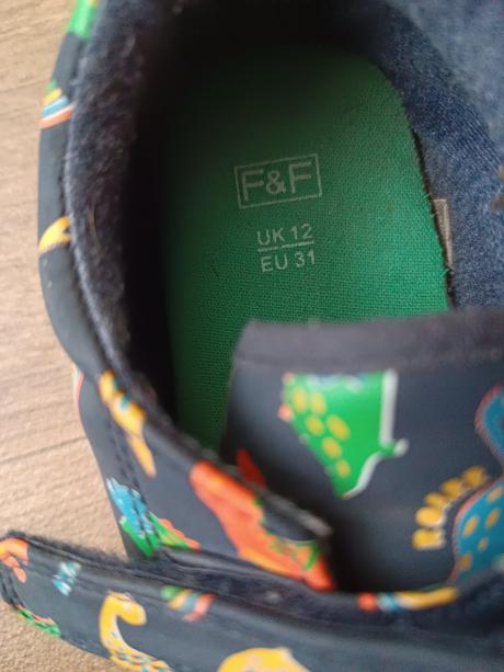 Chlapecké plátěné tenisky f&f, vel.31, dinosauři, f&f,31