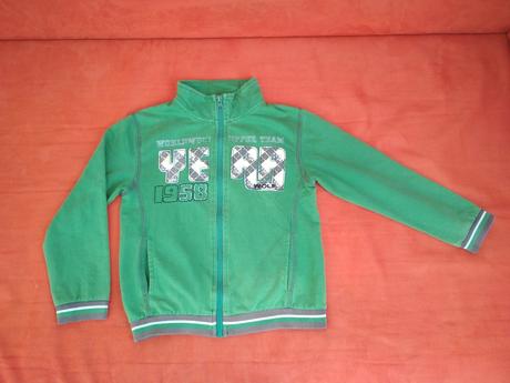 Zelená mikina, wolf,122