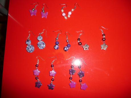 Bižuterie náušnice,