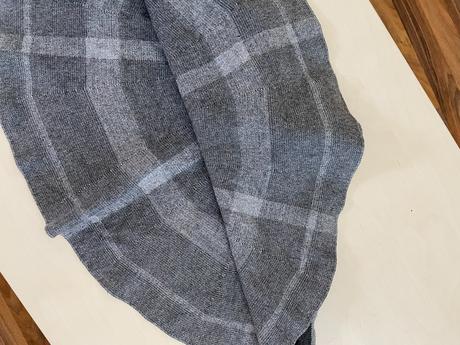 Káro. úplet sukně, vel s/m, paris et moi, s