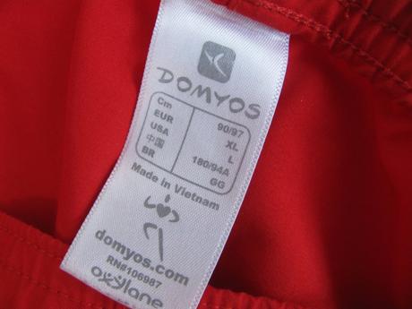Pánské červené plavky, domyos,xl