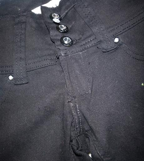 Džíny s vyšším pasem - vel.xs-s, s