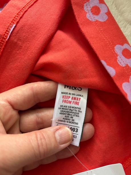 Šaty kojenecké- v.3/6 měs., marks & spencer,68