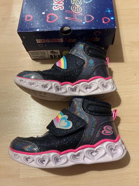 Boty - podzimní/zimní svítící skechers, skechers,30